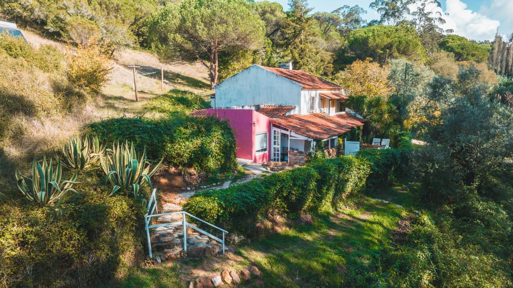 Nativo Natureza Pink Wood Cabin Cela  Buitenkant foto