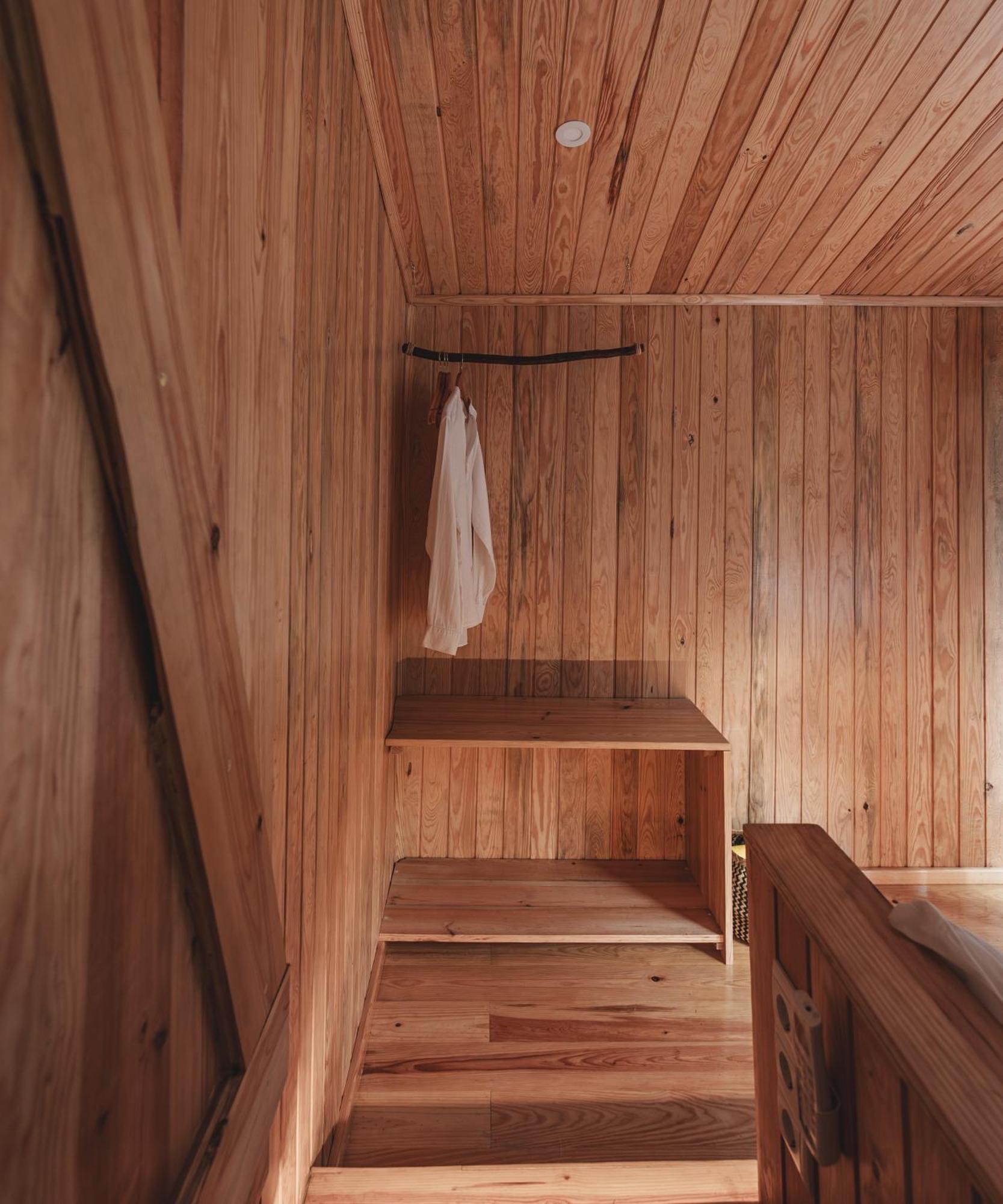 Nativo Natureza Pink Wood Cabin Cela  Buitenkant foto